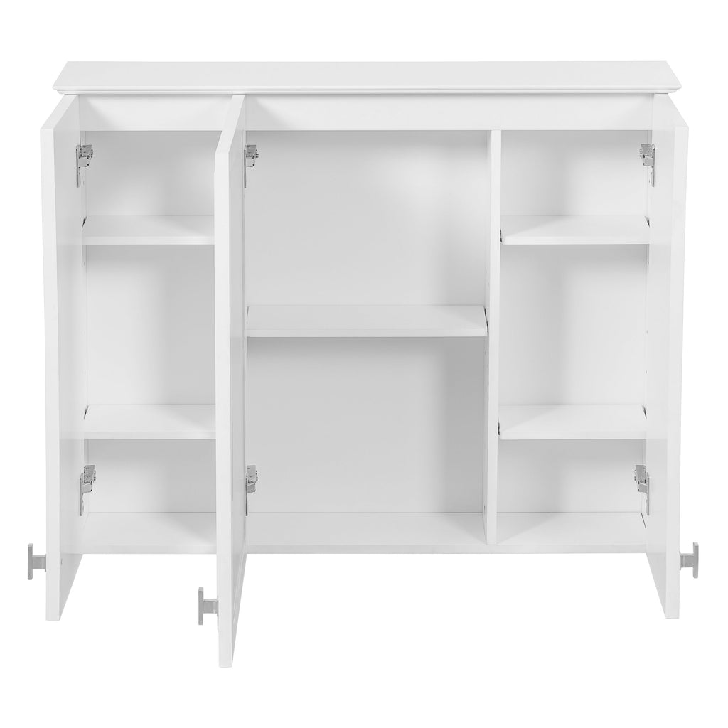 35 Inch 2-in-1 Bathroom Wall Cabinet