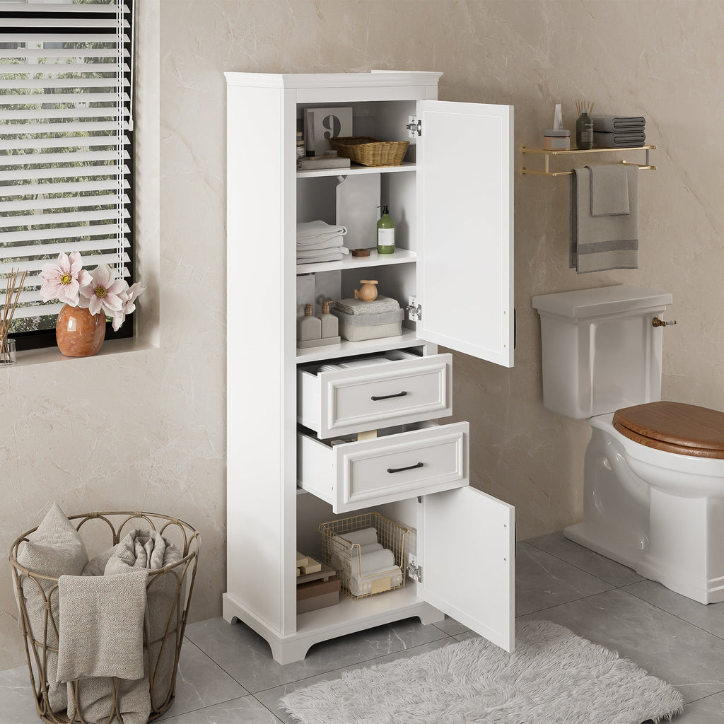 71-Inch Tall Freestanding Bathroom Vanity
