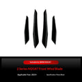 Front Air Intake Wind Blade Front Grille Wind Edge Car Sticker Cross-border Tuning Parts