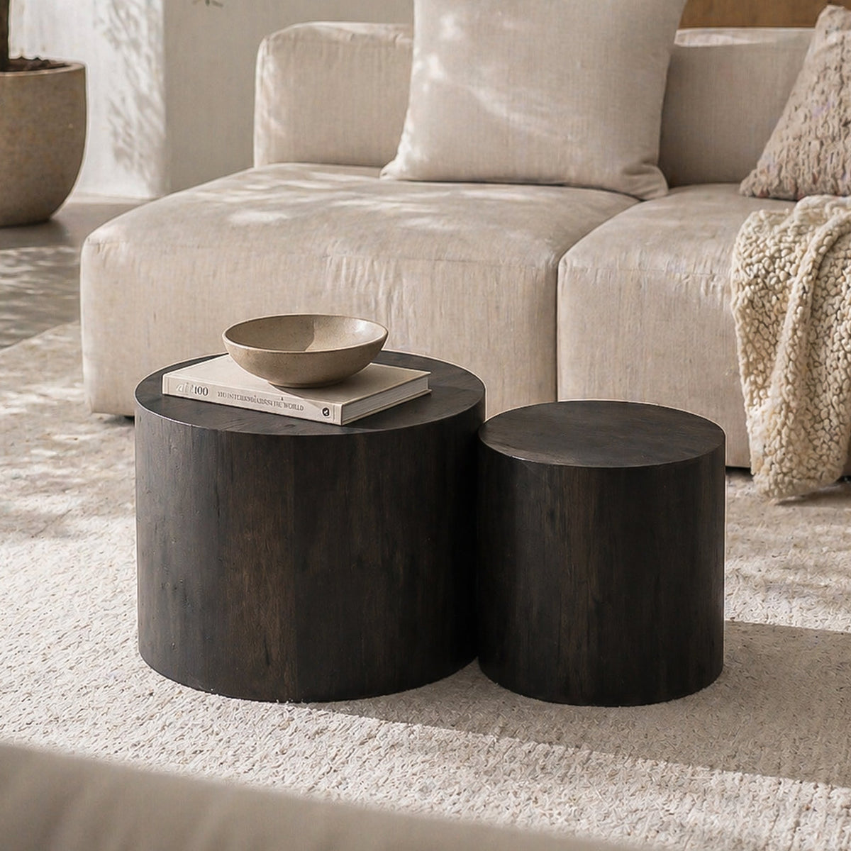 Nesting Coffee Table Set of 2