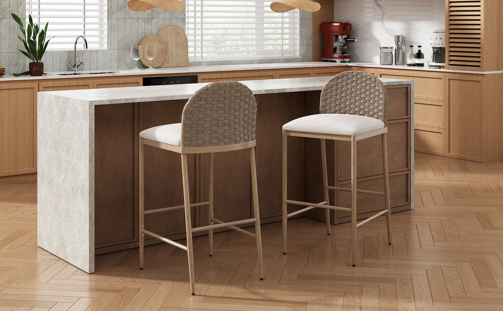 29.5" Farmhouse Barstools Set of 2