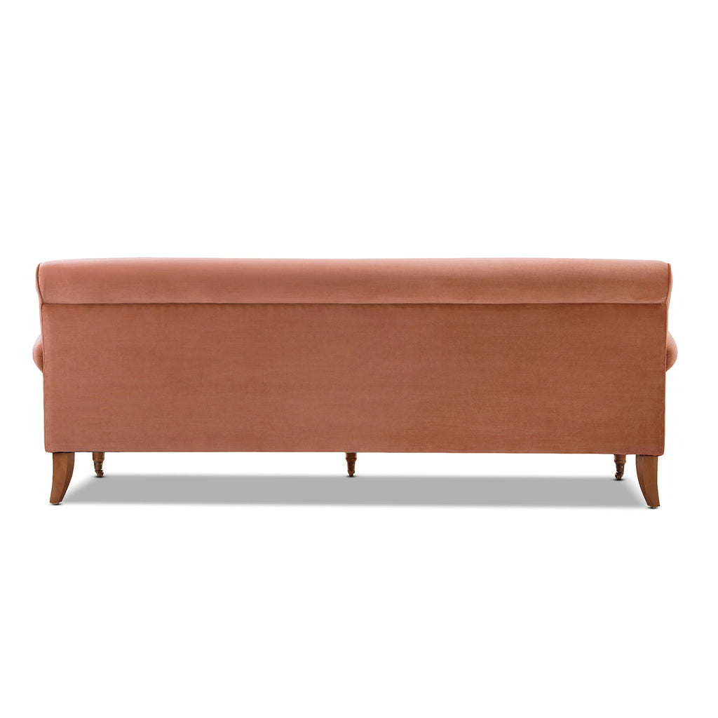 Alana Lawson Three-Cushion Tightback Sofa, Peach