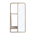 38" x 23" x 71.5" Clothes Hanger With Mirror - Large