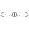 Cometic Gasket Cometic Pontiac 326-455 CI V8 .043in Copper Exhaust Manifold Gasket Set - 2.000in x 1.550in D-Ports C15342C