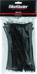 BikeMaster 7.5in Cable Ties (Pack of 100) - Black 151674