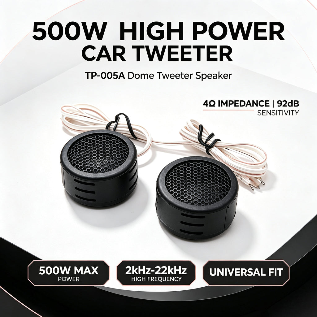 High End Car Dome Tweeter Speaker Mini Vehicle Audio High Frequency Loudspeaker