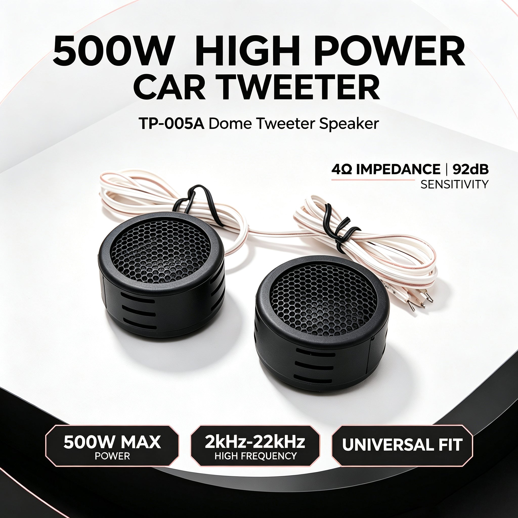 High End Car Dome Tweeter Speaker Mini Vehicle Audio High Frequency Loudspeaker