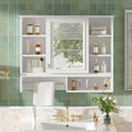 35 inch Wall-Mount 2-in-1 Mirror Cabinet