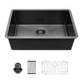 33" Gunmetal Black Undermount Sink