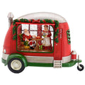 Christmas Plastic/Rsin Camper with Mr & Mrs Santa