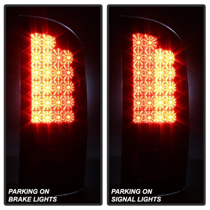 Spyder Dodge Ram 02-06 1500/Ram 2500/3500 03-06 LED Tail Light Black Smoke ALT-YD-DRAM02-LED-BSM 5078094