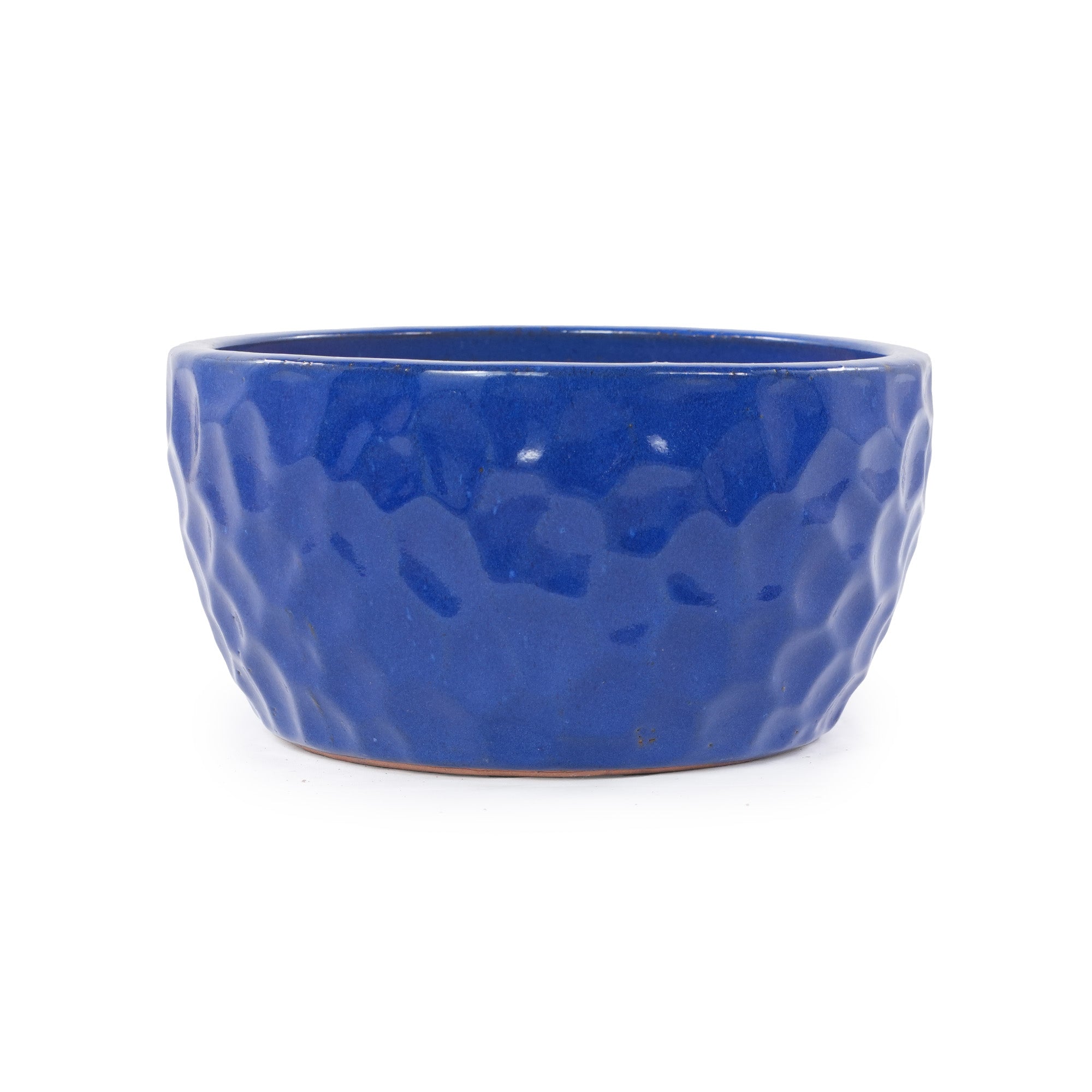 Handmade Ceramic Planter Set of 3 - Cobalt