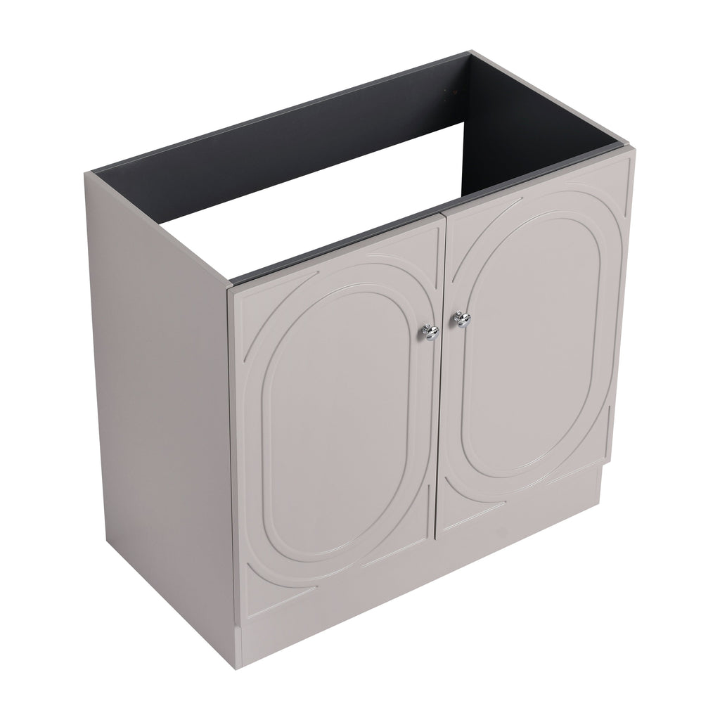 36" Freestanding Bathroom Vanity & 2 Soft-Close Cabinet Doors