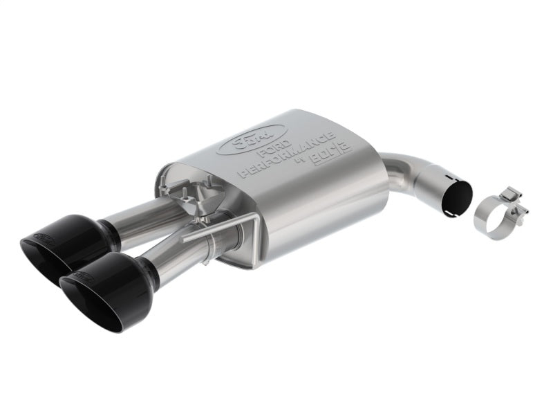 Ford Racing 2024 Mustang 5.0L Extreme Active Axle-Back w/Valance - Black Tip M-5230-M5EBVA