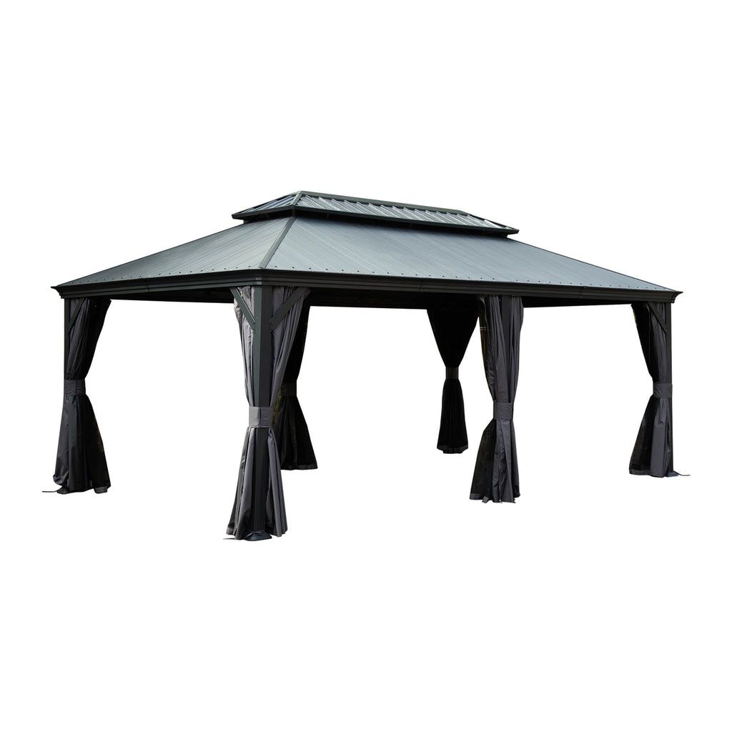 12'x20' Hardtop Gazebo with Resin Roof