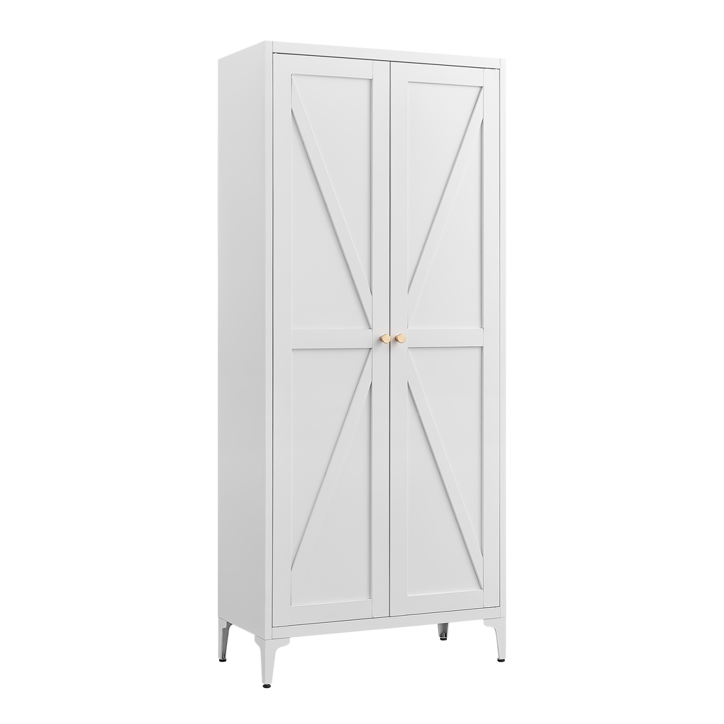 Metal Adjustable 2 Doors Storage Cabinet