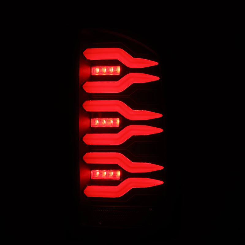 AlphaRex 02-06 Dodge Ram 1500/03-06 Dodge Ram 2500+3500 Luxx-Series LED Tail Lights (Pair) Black 641010 *Discontinued