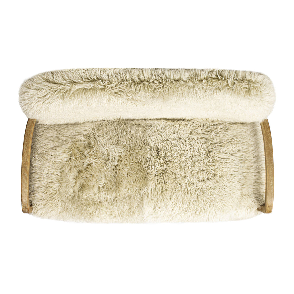 Enchante 52.5" New Zealand Sheepskin Accent Loveseat
