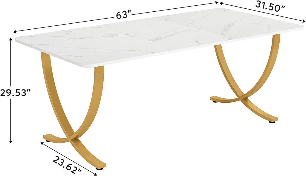 63" Executive Office Desk – Modern