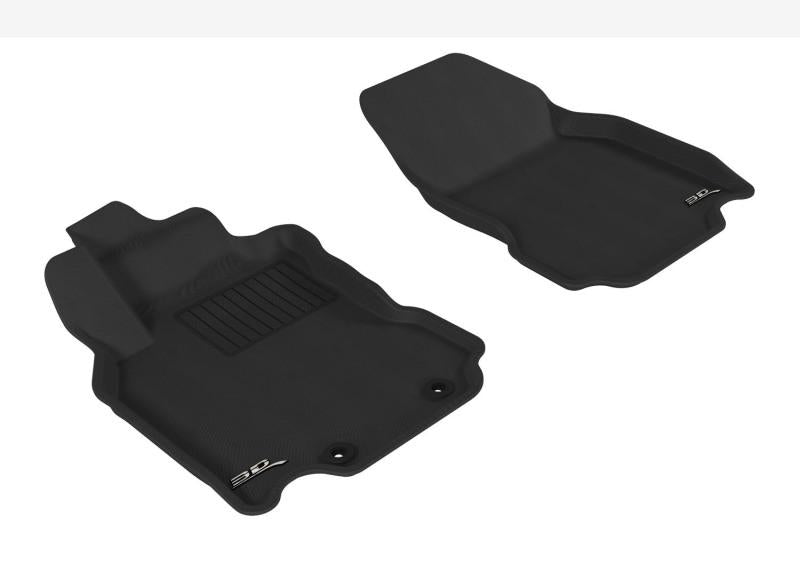 3D MAXpider 2009-2014 Nissan Cube Kagu 1st Row Floormat - Gray L1NS02611501