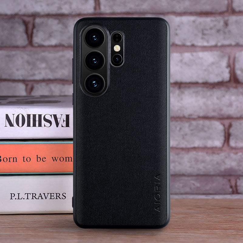 Simple Real Cloth Pattern Phone Case