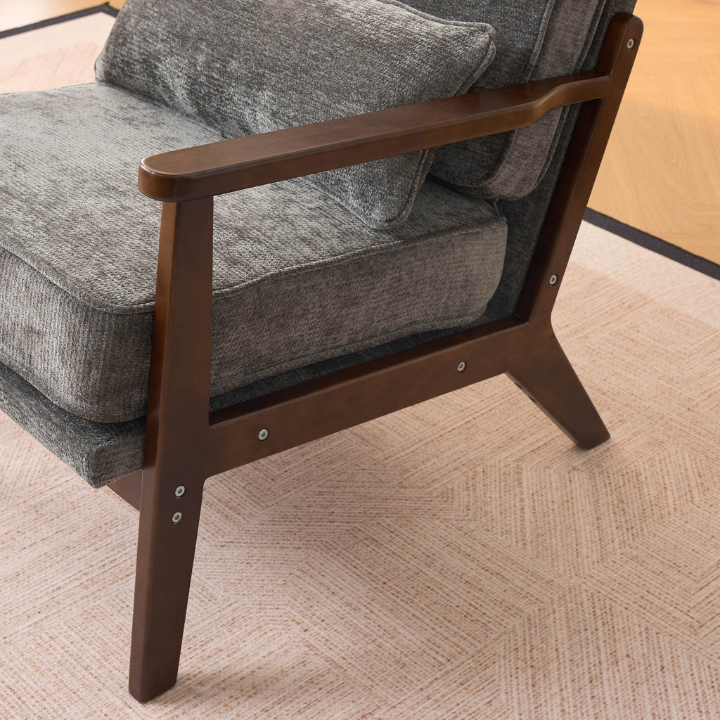 Mid-Century Modern Lounge Chair Single