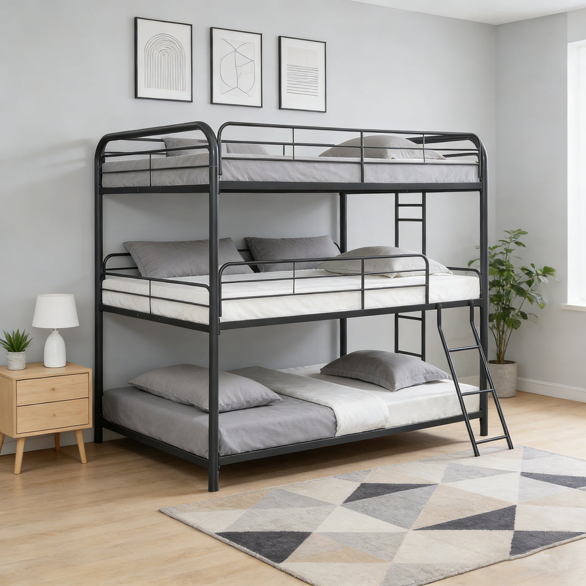 Triple Bunk Bed, Full/Full/Full