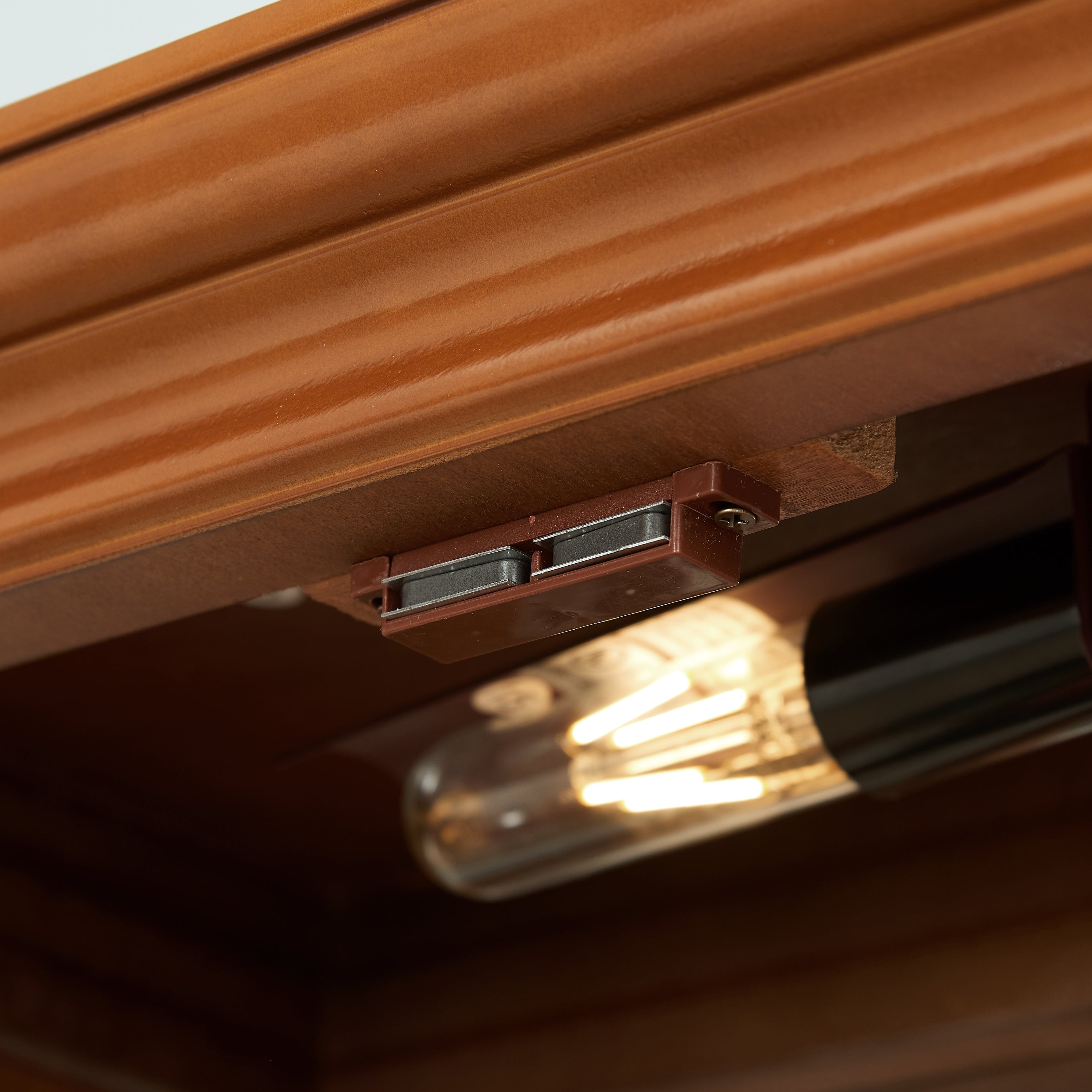 Lighted Curio Cabinet with Adjustable Shelves and Mirrored Back Panel