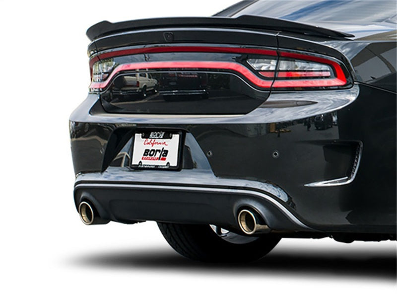 Borla 15-16 Dodge Charger Hellcat 6.2L V8 ATAK Catback Exhaust w/ Valves No Tips Factory Valance 140669