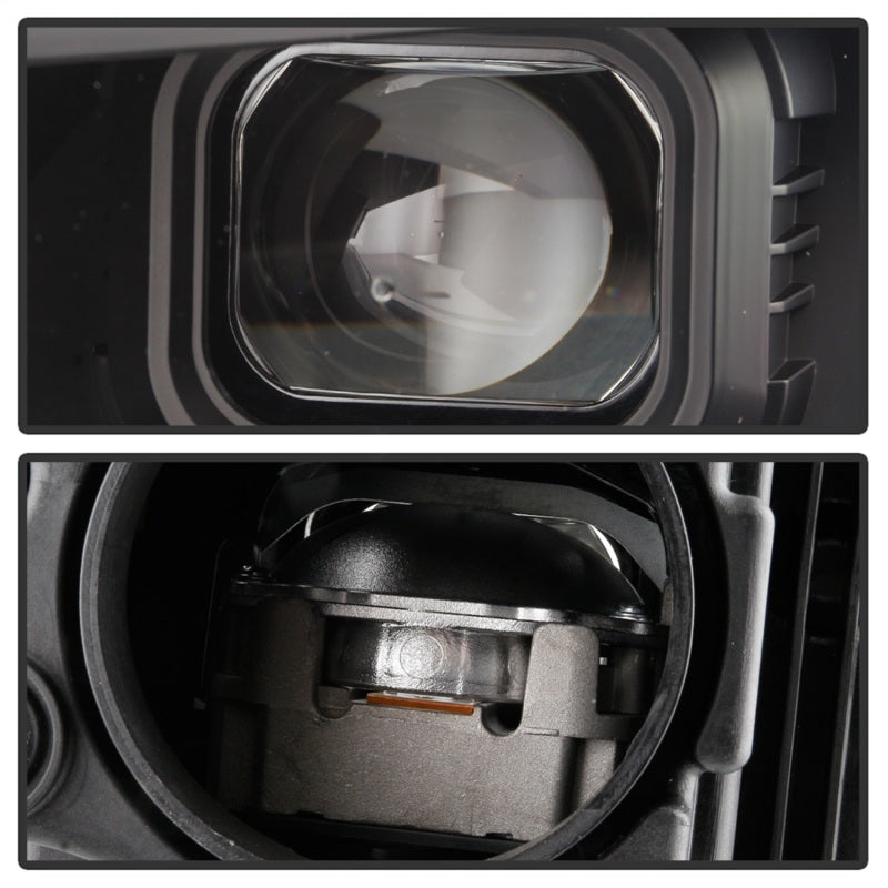 Spyder Chevy Camaro 16-18 Halogen Model Full LED Headlights Black PRO-YD-CCAM16HALAP-SEQ-BK 5087317