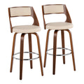 Mid-Century Modern Barstool with Swivel