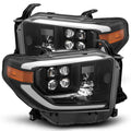 AlphaRex 14-20 Toyota Tundra NOVA LED Projector Headlight Plank Style Alpha Black w/Activation Light 880728 *Discontinued