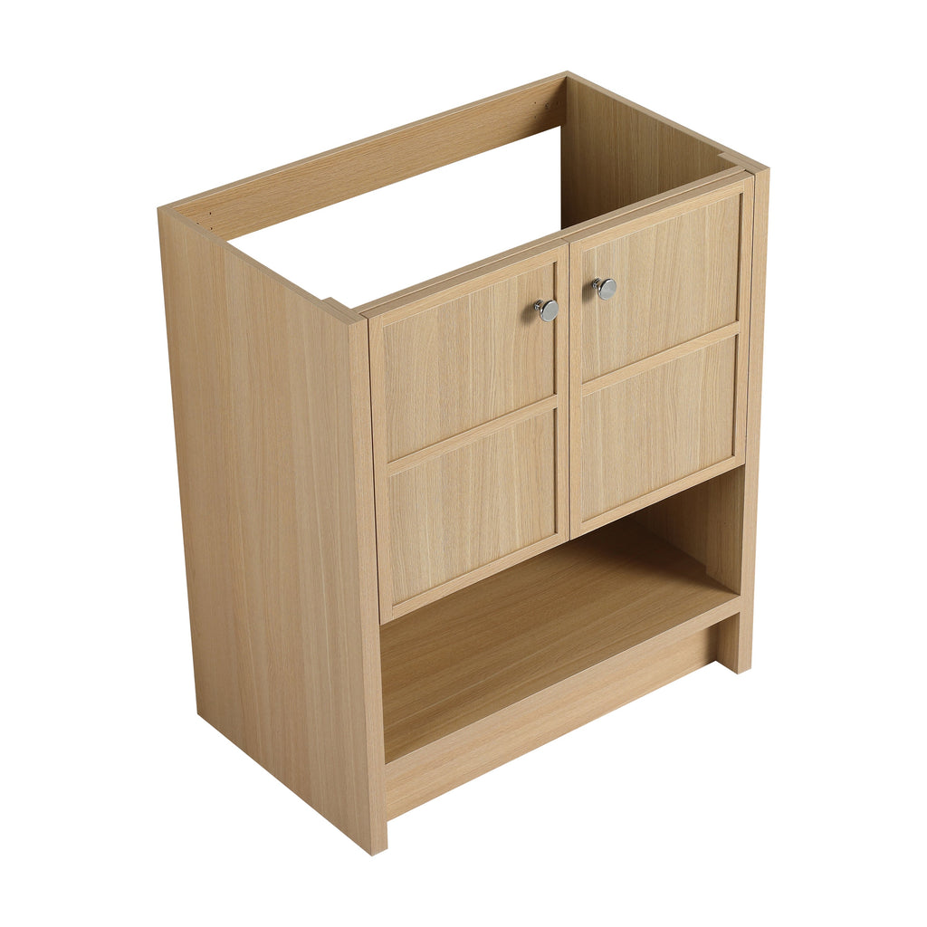 30" Freestanding Bathroom Vanity, 2 Soft Closing Doors