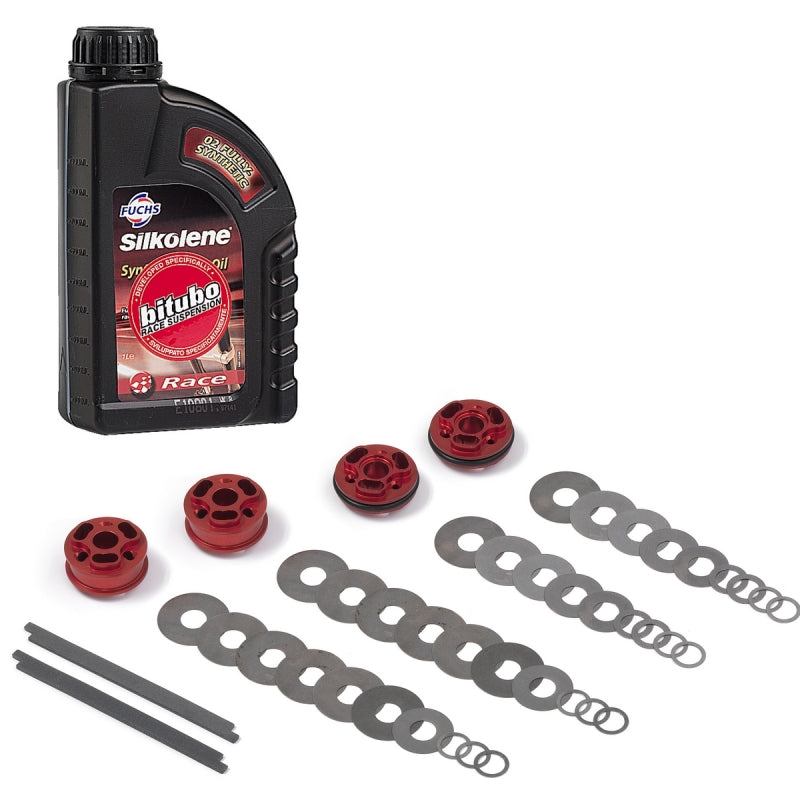 Bitubo Suspension Bitubo KFORK Kit Fork: Rebound-Compression Pistons, Shims, + 1 Lt. Oil KFORK034