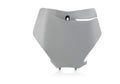 Acerbis 19-22 KTM 125-450 XC/ SX/ SX-F/ XC-F/ XC-tpi Front Number Plate - Gray 2736270011