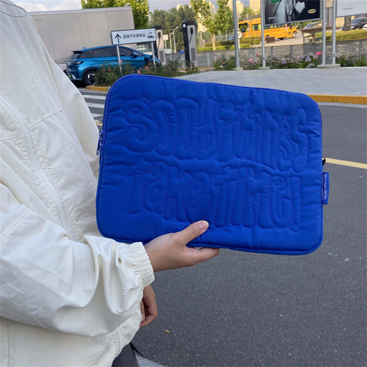 Embroidered Laptop Tablet Liner Storage Bag