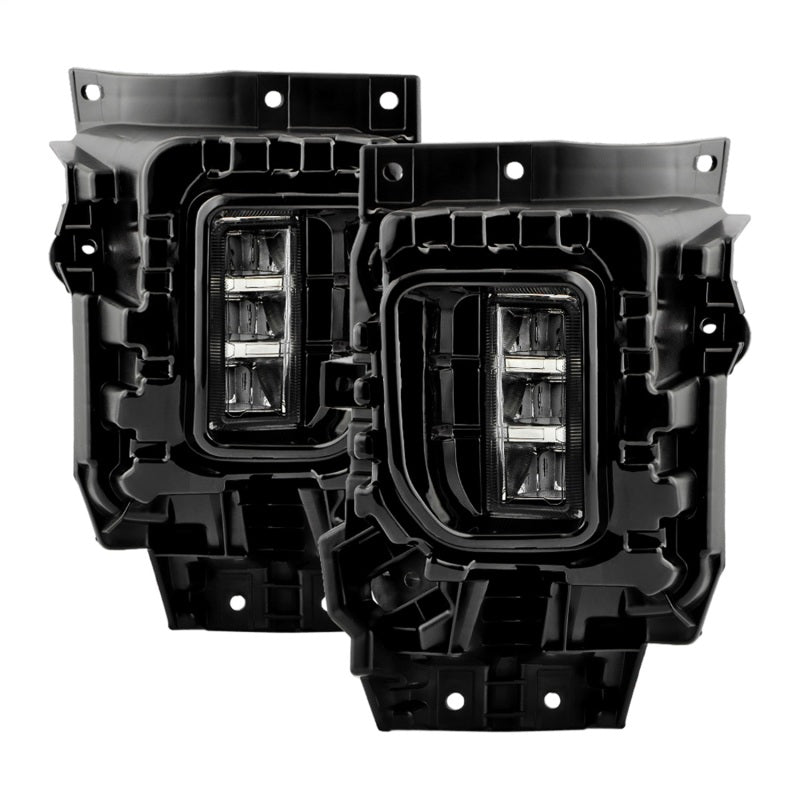 SPYDER Ford Maverick 22-25 OEM Style Full Led Fog Lights W/ Switch- Set 9055485