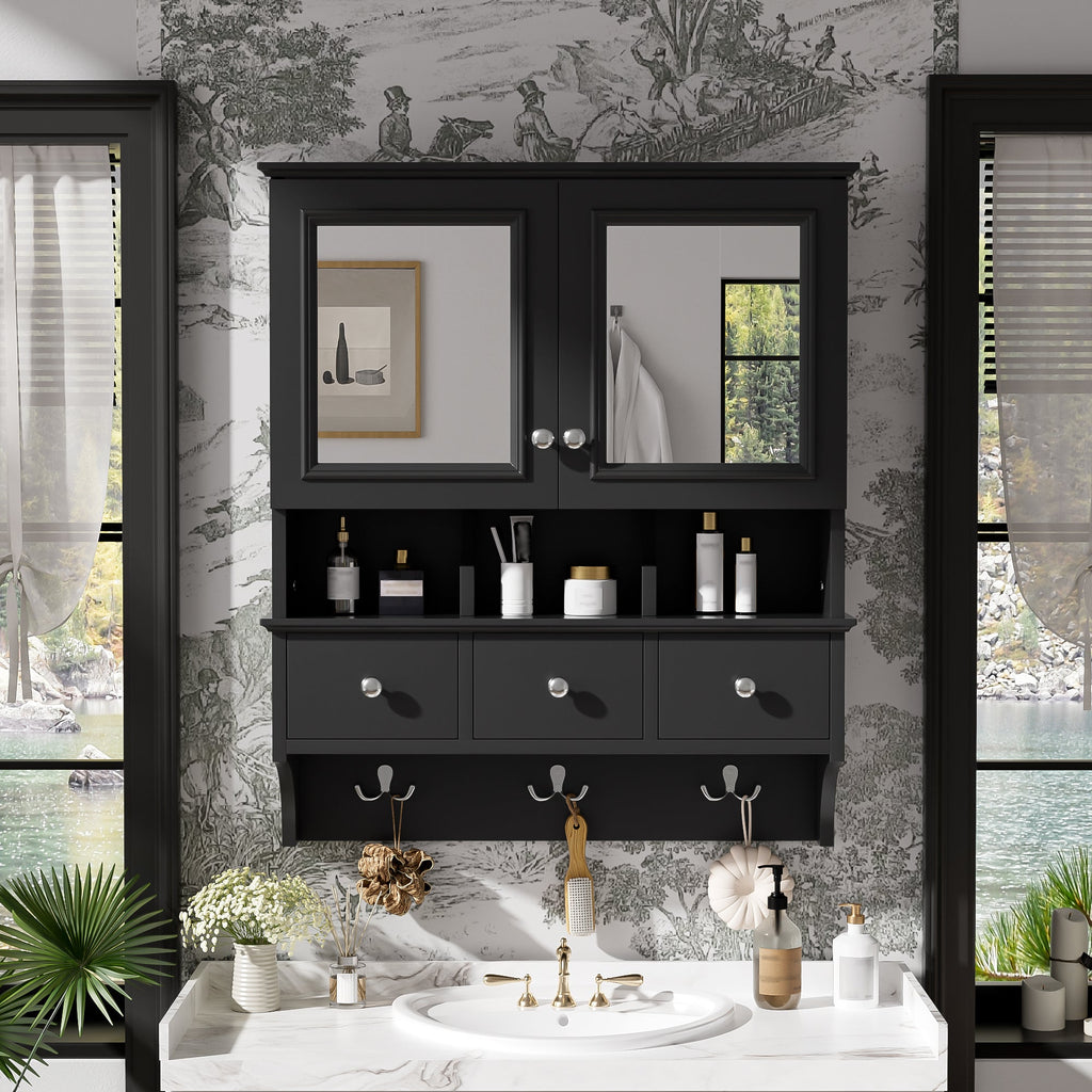 4-In-1 Bathroom Mirror Cabinet