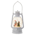 Christmas Lighted White Spinning Lantern
