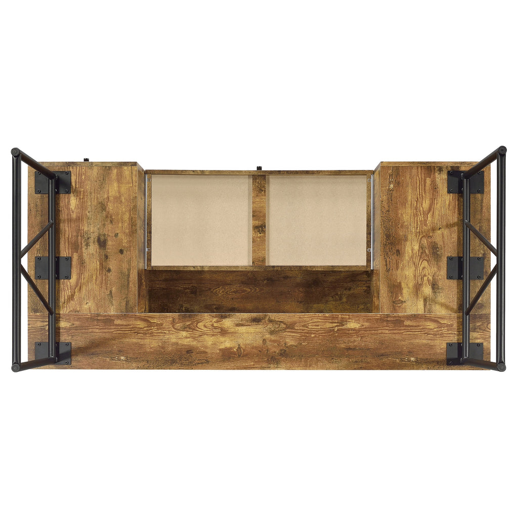 Sonoma Rustic Nutmeg 4-Drawer Writing Desk