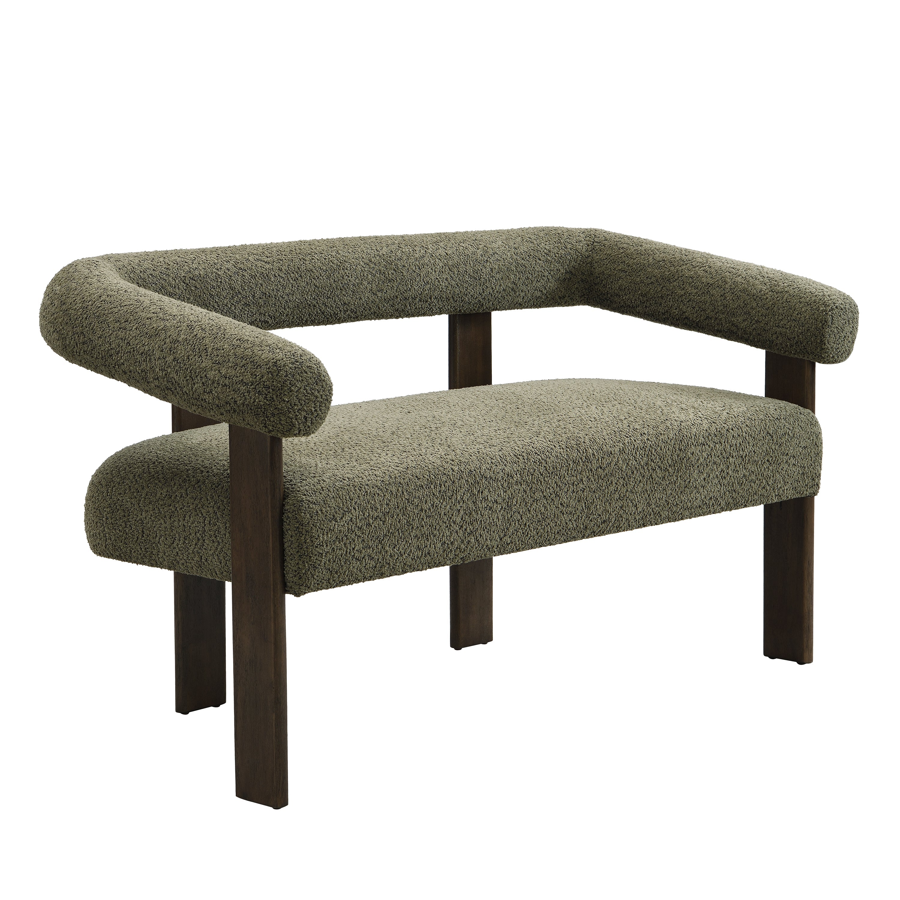Round Armrest Loveseat