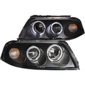 Anzo 2001-2005 Volkswagen Passat Projector Headlights w/ Halo Black