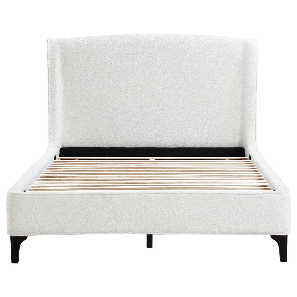 Theodore Snow Upholstered Queen Wingback Bed