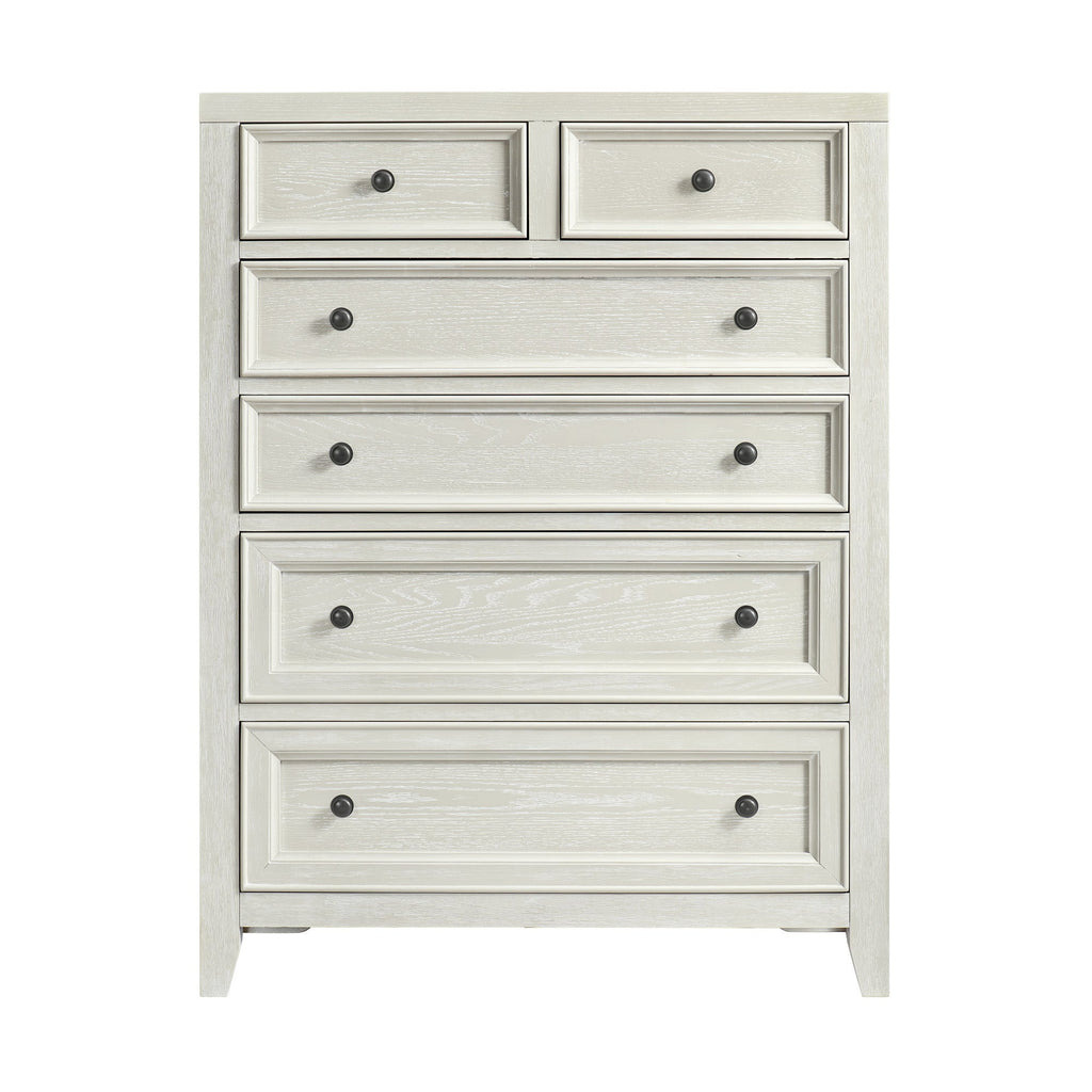 Gypsum Whitewash 6-Drawer Chest