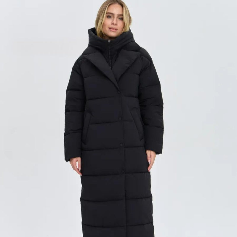Women's Premium Cotton Coat Above-the-knee