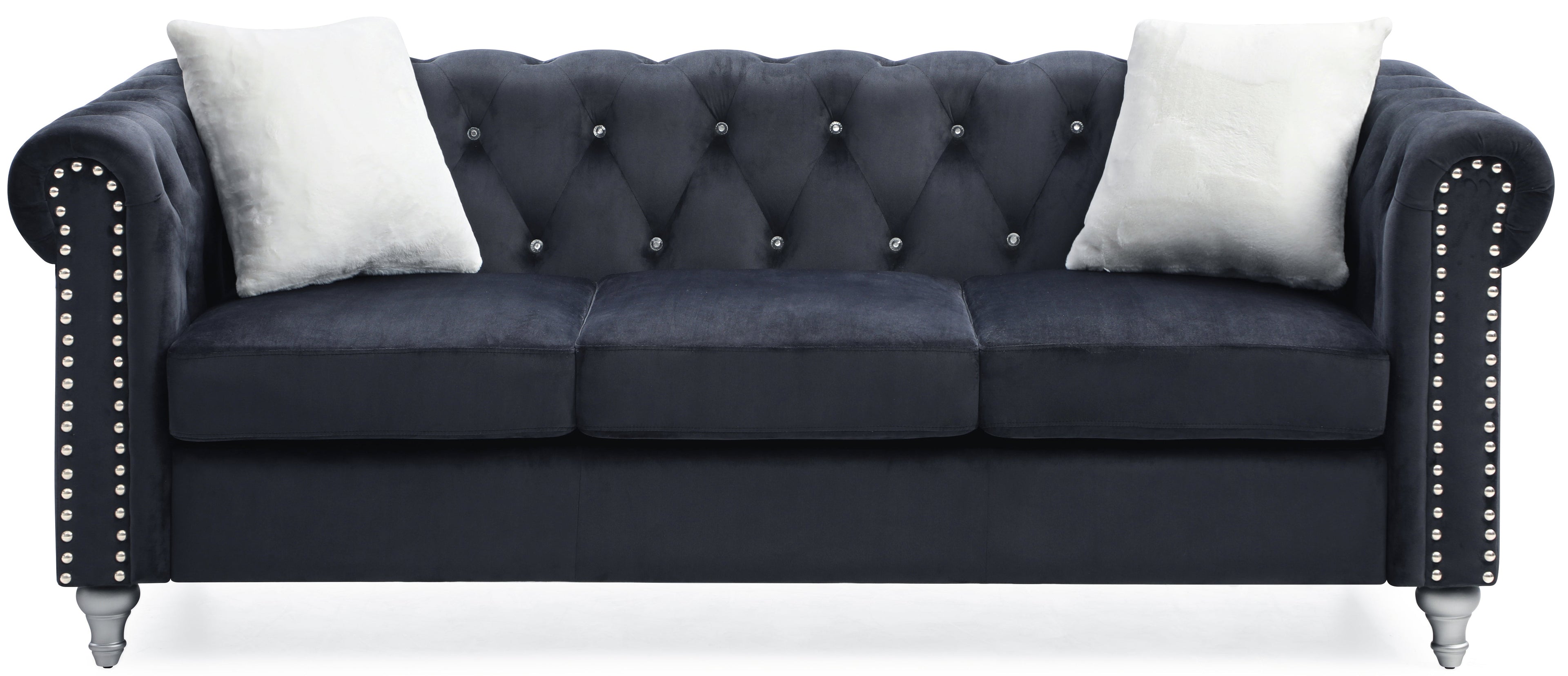Raisa G863A-S Velvet Sofa