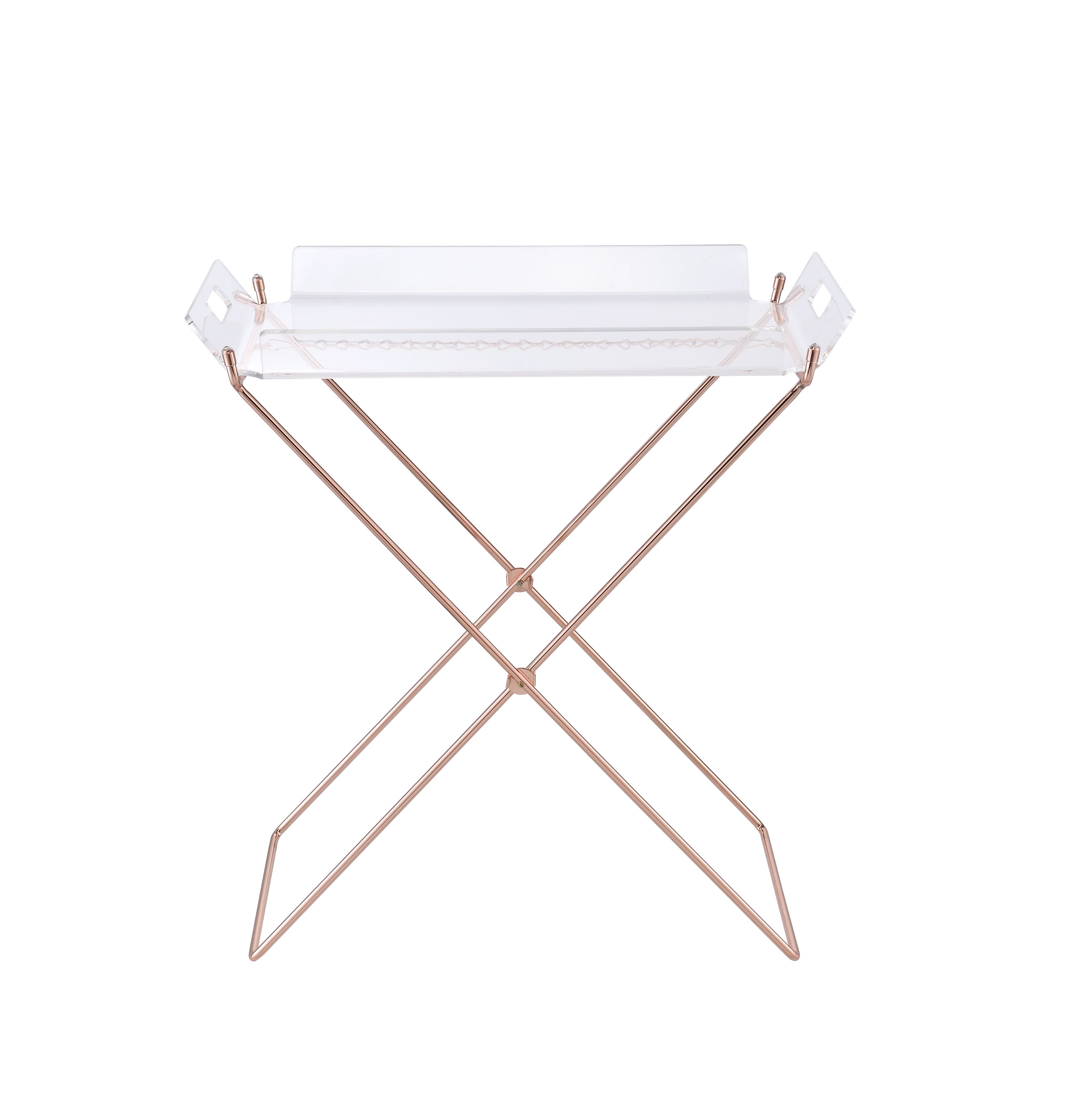 Cercie Clear Acrylic Tray Table