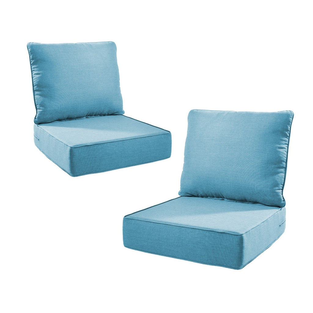 6-Inch Thicker Outdoor Chair Cushion Set