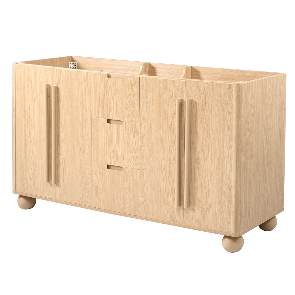 58.3" Bathroom Vanity Cabinet Only Without Vanity Top