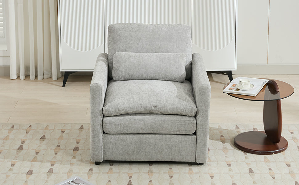 Cozy Upholstered Armchair – Oversized Comfy Cloud Sofa